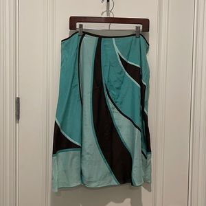 EUC Nine West Graphic Skirt Sz 16